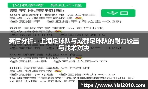 赛后分析：上海足球队与成都足球队的耐力较量与战术对决