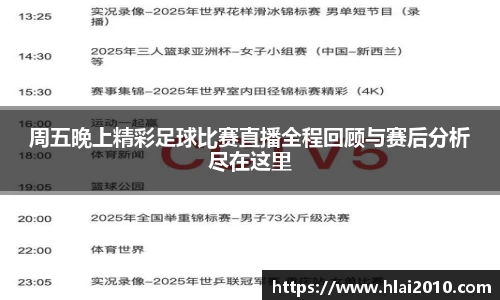 周五晚上精彩足球比赛直播全程回顾与赛后分析尽在这里